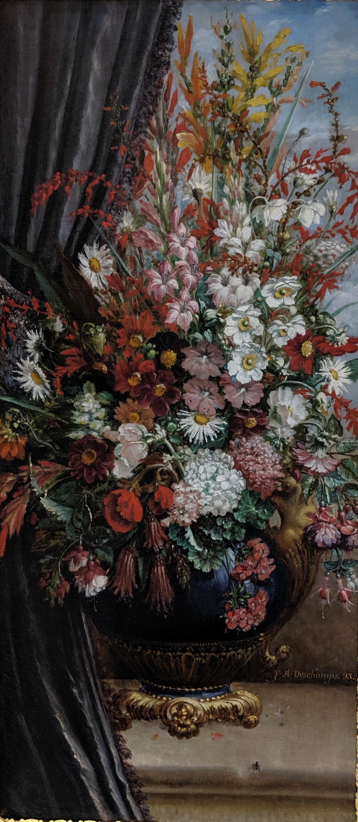 Unknown Still-Life Painting - Still Life with Flowers