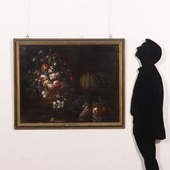 Still Life with Flowers, Fruit and Pumpkins, XVIIth - XVIIIth century