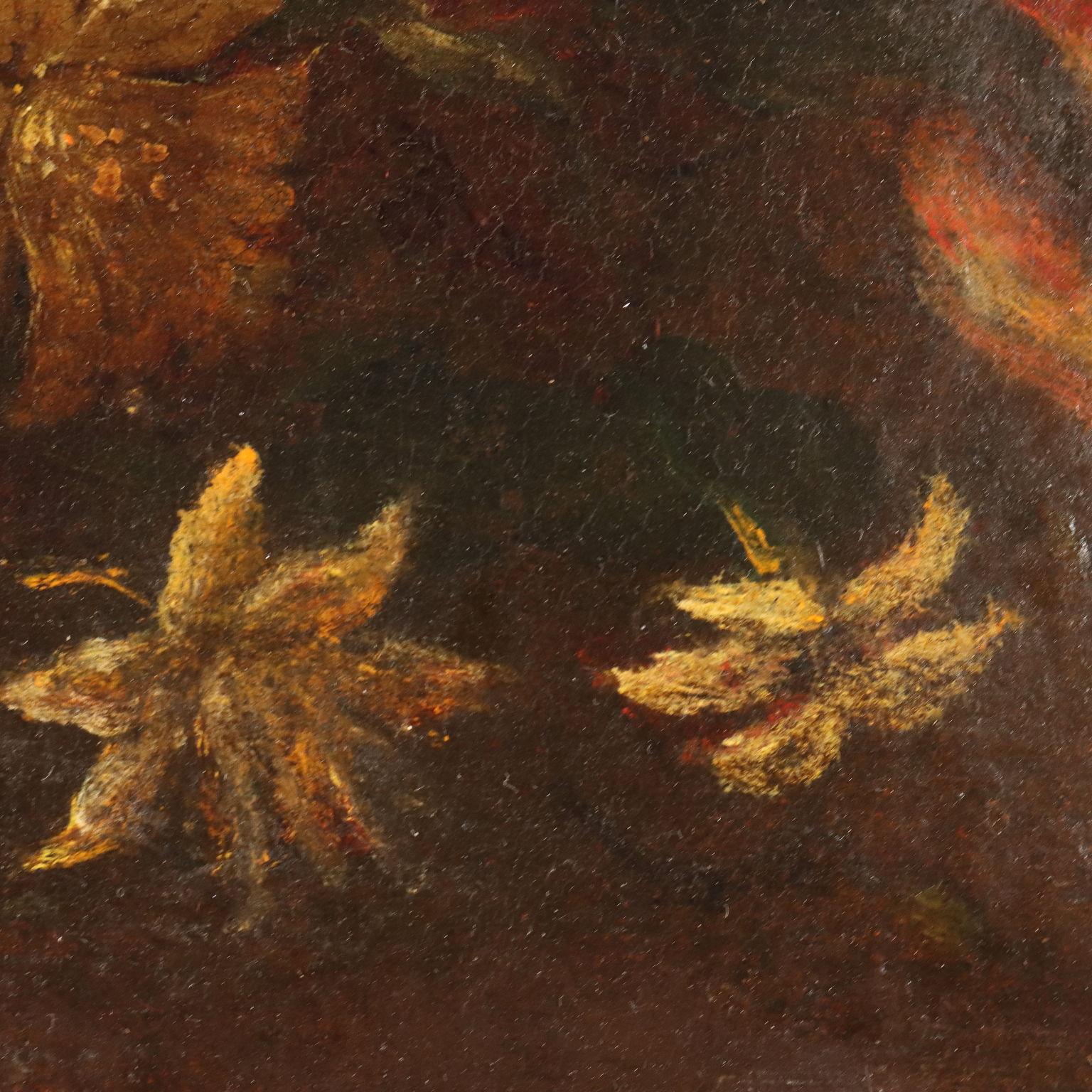 Still Life with Flowers Oil on Canvas Italy XVIII Century 2