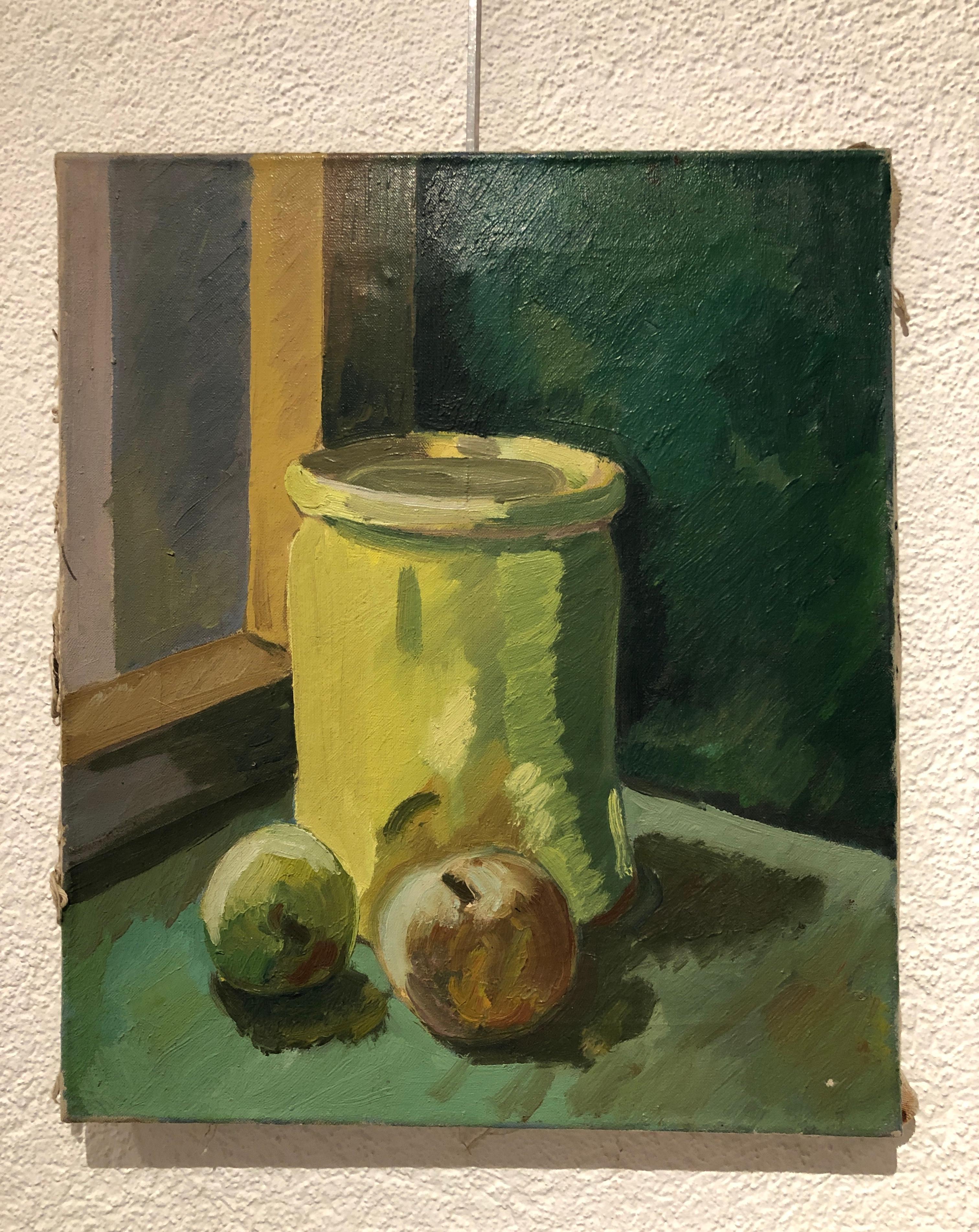 Stilleben mit Obst – Painting von Unknown