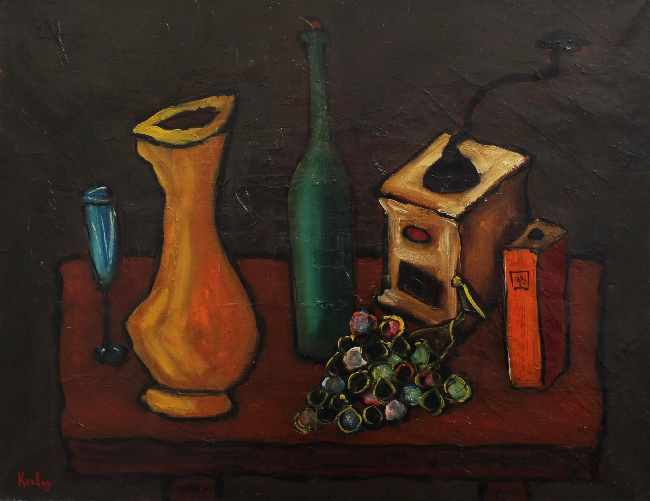 'Still Life with Grapes', French School For Sale 2