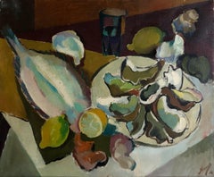 Still Life With Oysters And Fish