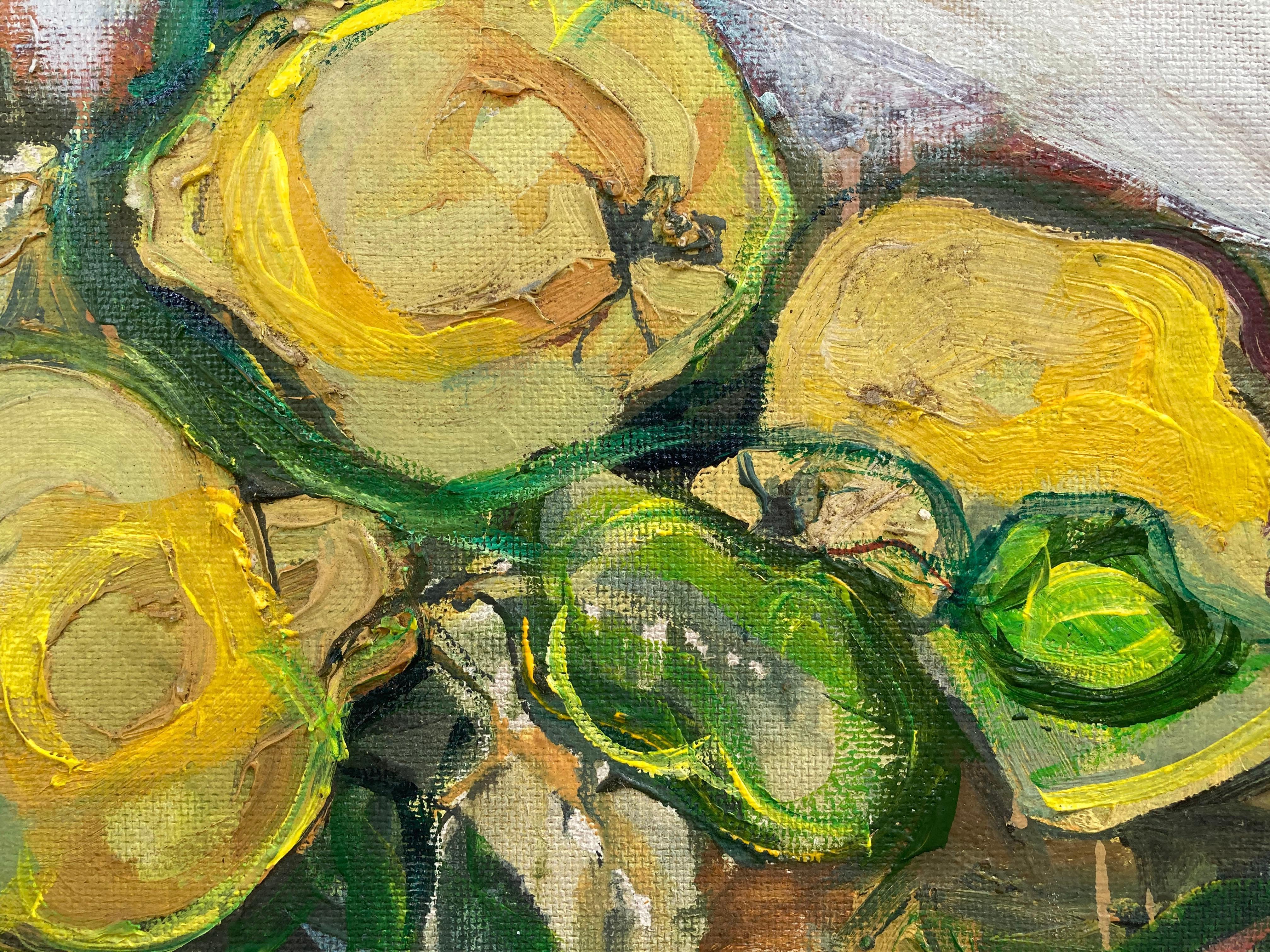 Still Life With Vegetables - Impressionist Painting by Unknown