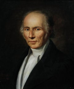 Storch - German School 1887 Oil, Portrait of a Gentleman