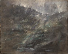 Storm Clouds II, Abstract Expressionist Oil Painting by Daniel Newman
