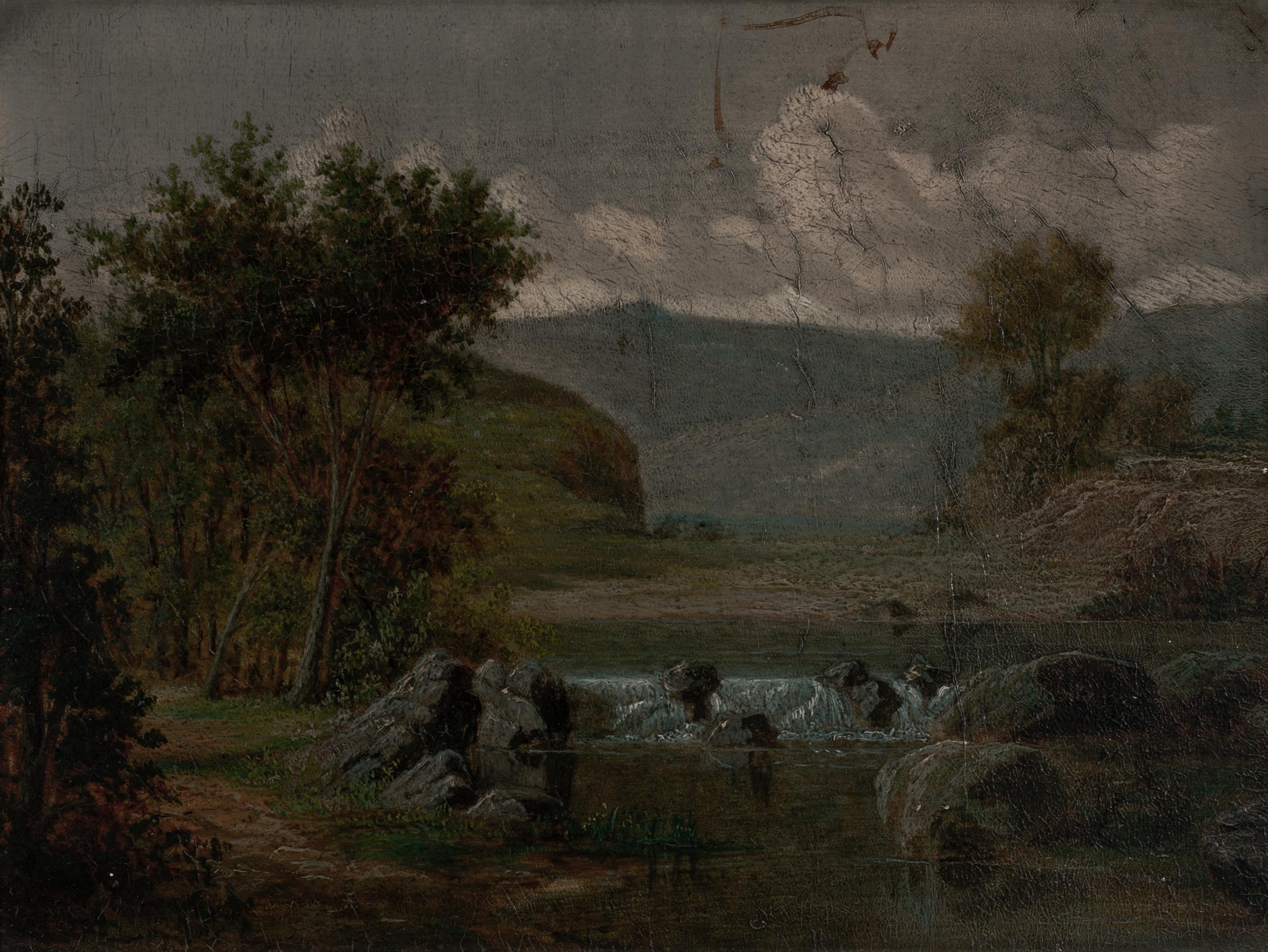 Unknown Landscape Painting - Stream