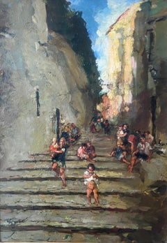 Scène de rue, Italie