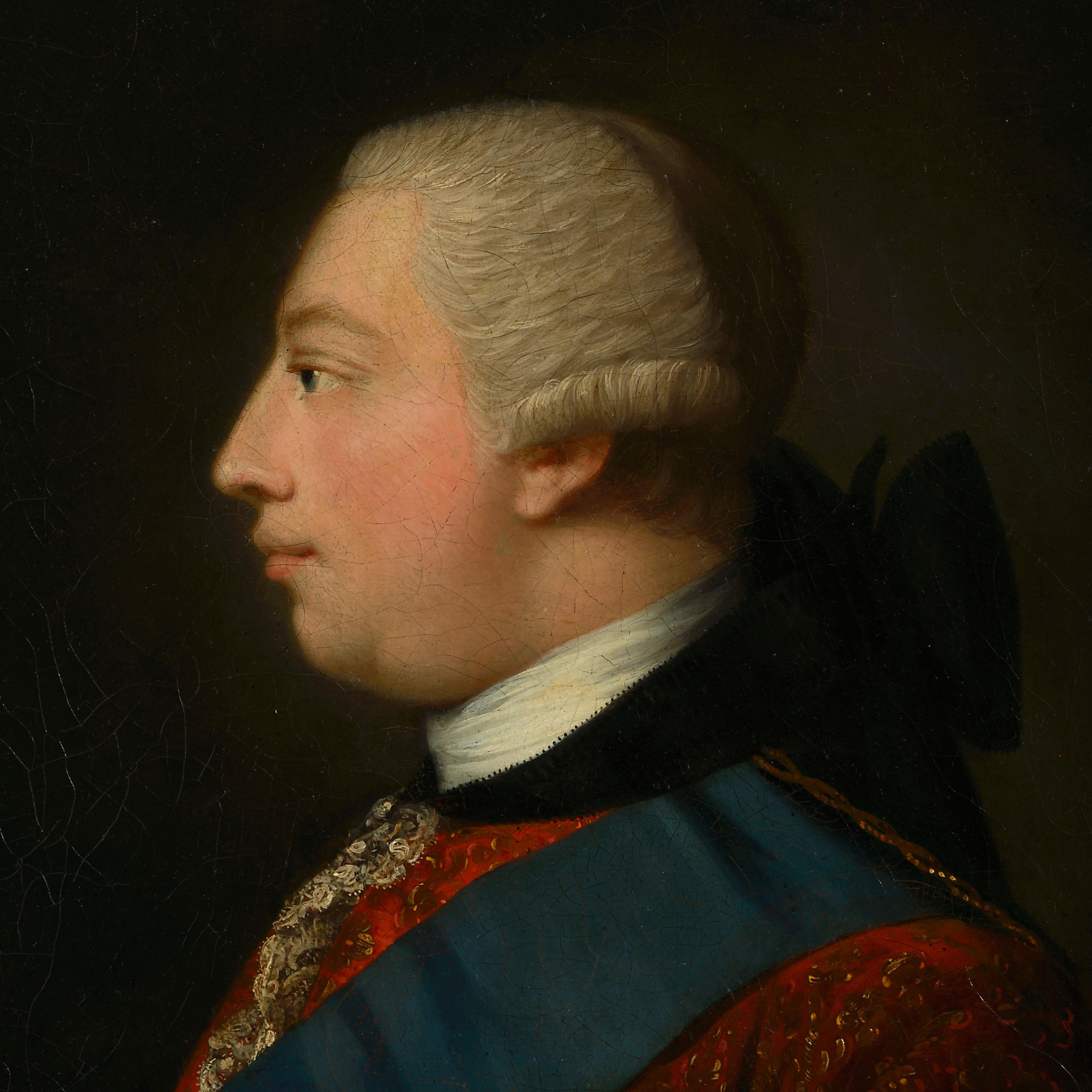 Studio of Allan Ramsay, A Portrait of King George III (1738-1820) - Painting by Unknown