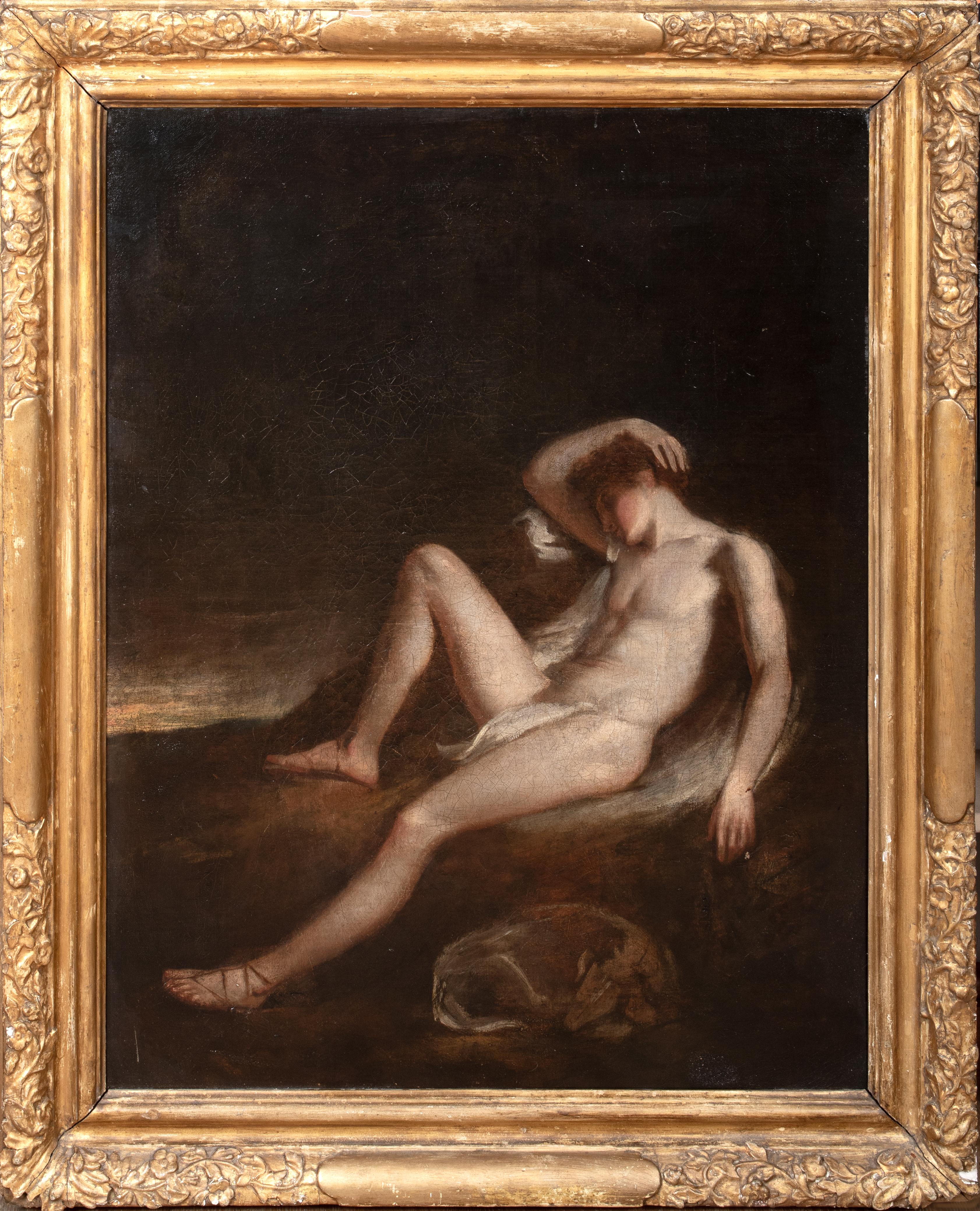 Nude Painting de Unknown - Estudio de un gato, siglo XIX  atribuido a Théophile Alexandre STEINLEN