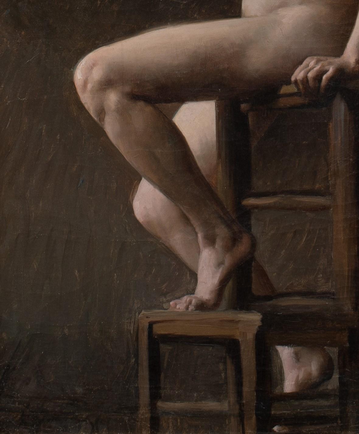 Study Of A Nude Woman Seated, 19th century 2