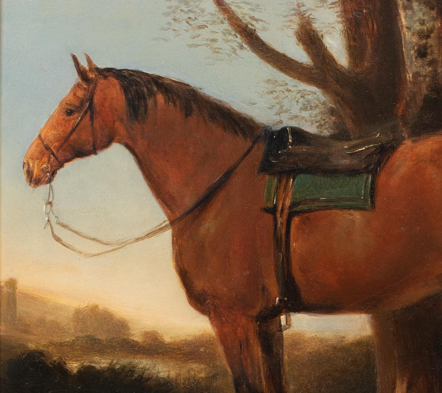 Studie von Pferden. 19. Jahrhundert  William Henry WHEELWRIGHT (1820-1897) Versteigerung an im Angebot 4