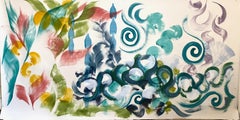 Studie1, Acryl auf Papier Gemälde von Caren Furbeyre, 2023