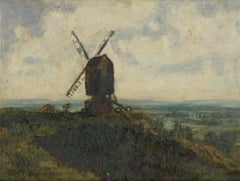 Style of William Tatton Winter (1855-1928) - 20th Century Oil, By a Windmill