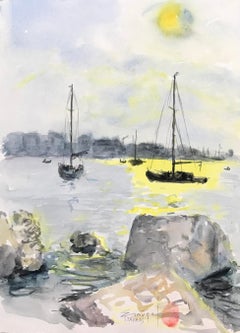 Styros, Greece - Watercolor on paper 28x37 cm