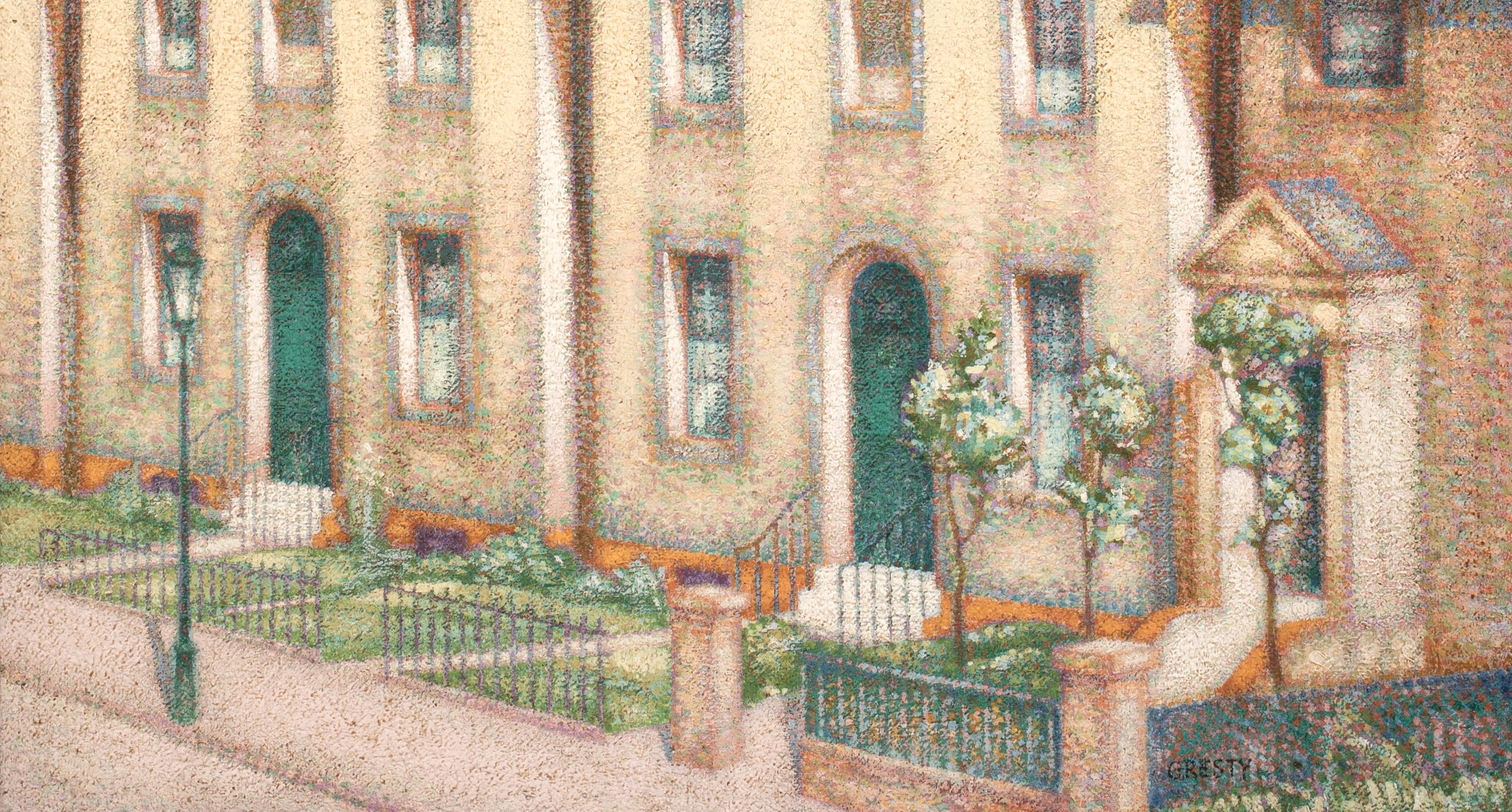 Banlieue, vers 1930  par Hughes GRESTY (1899-1958) en vente 2