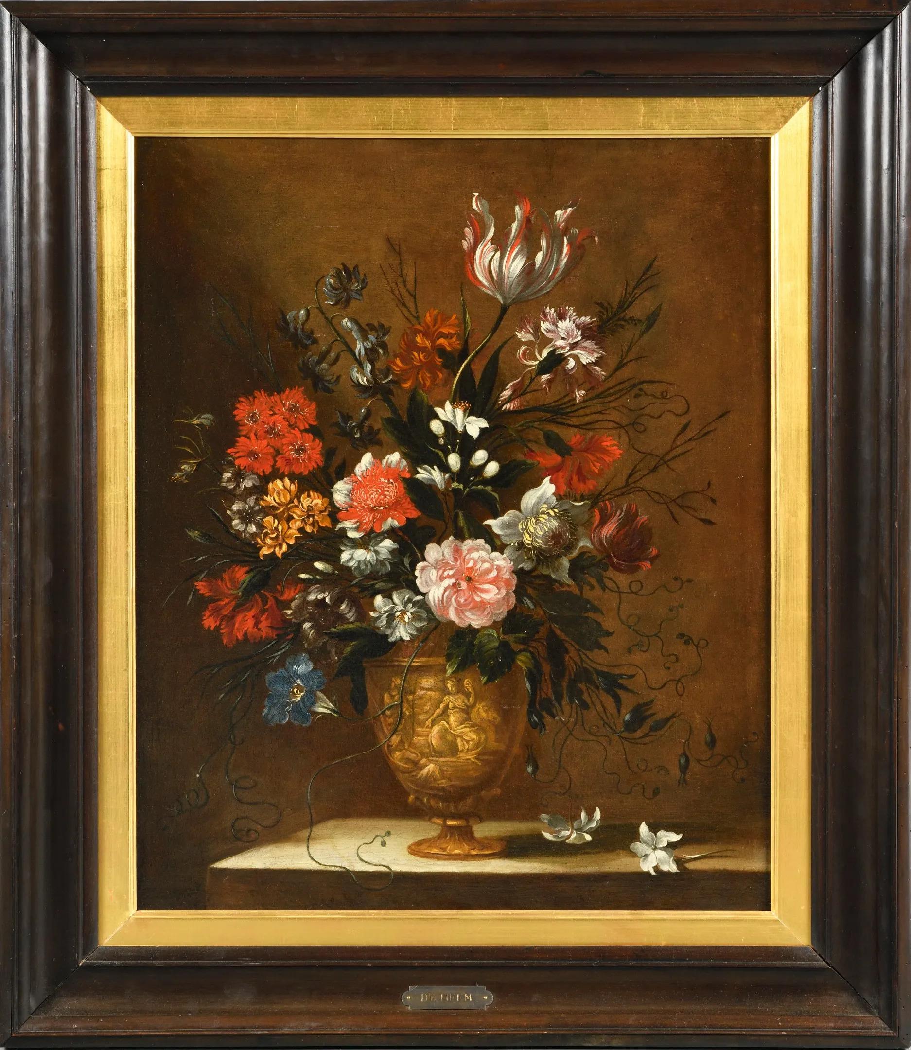 Unknown Still-Life Painting - Suiveur De Cornelis De Heem (1631-1695)