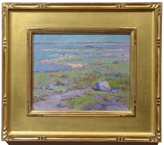 Sommertag, Amerikanischer Impressionist, Blick auf die Küste, Meeresstrand