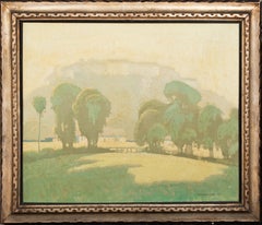 Morning View Of Edinburgh Castle, daté 1923 par Robert Kirkland Jamieson