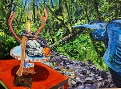 Summer Reverie, Öl auf Tafel Gemälde von Daniel Duford, 2022