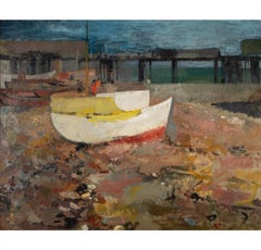 Giornata estiva afosa, dipinto olio su tavola di Frank Archer