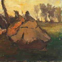 Sunlit Rural Landscape