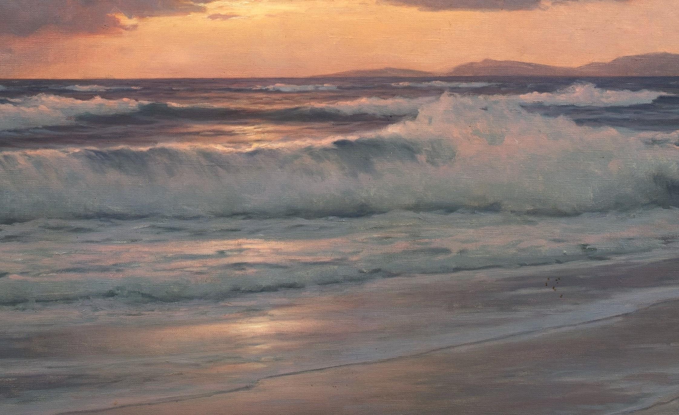 Tramonto sul Mar Baltico, XIX secolo  di Carl Kenzler (1872-1947) 2
