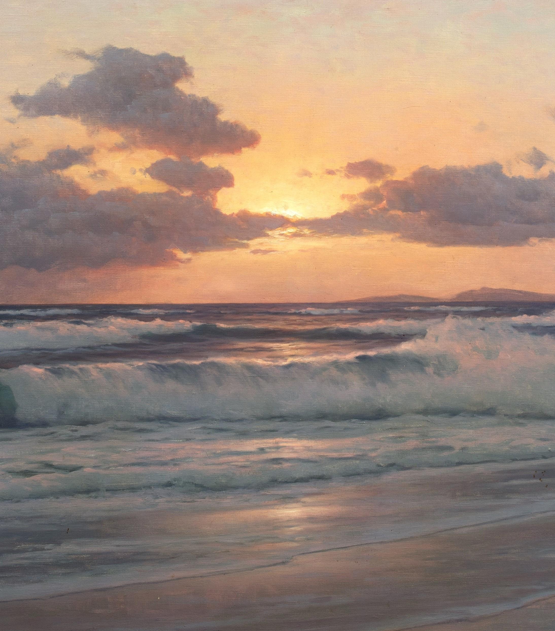 Tramonto sul Mar Baltico, XIX secolo  di Carl Kenzler (1872-1947) 4
