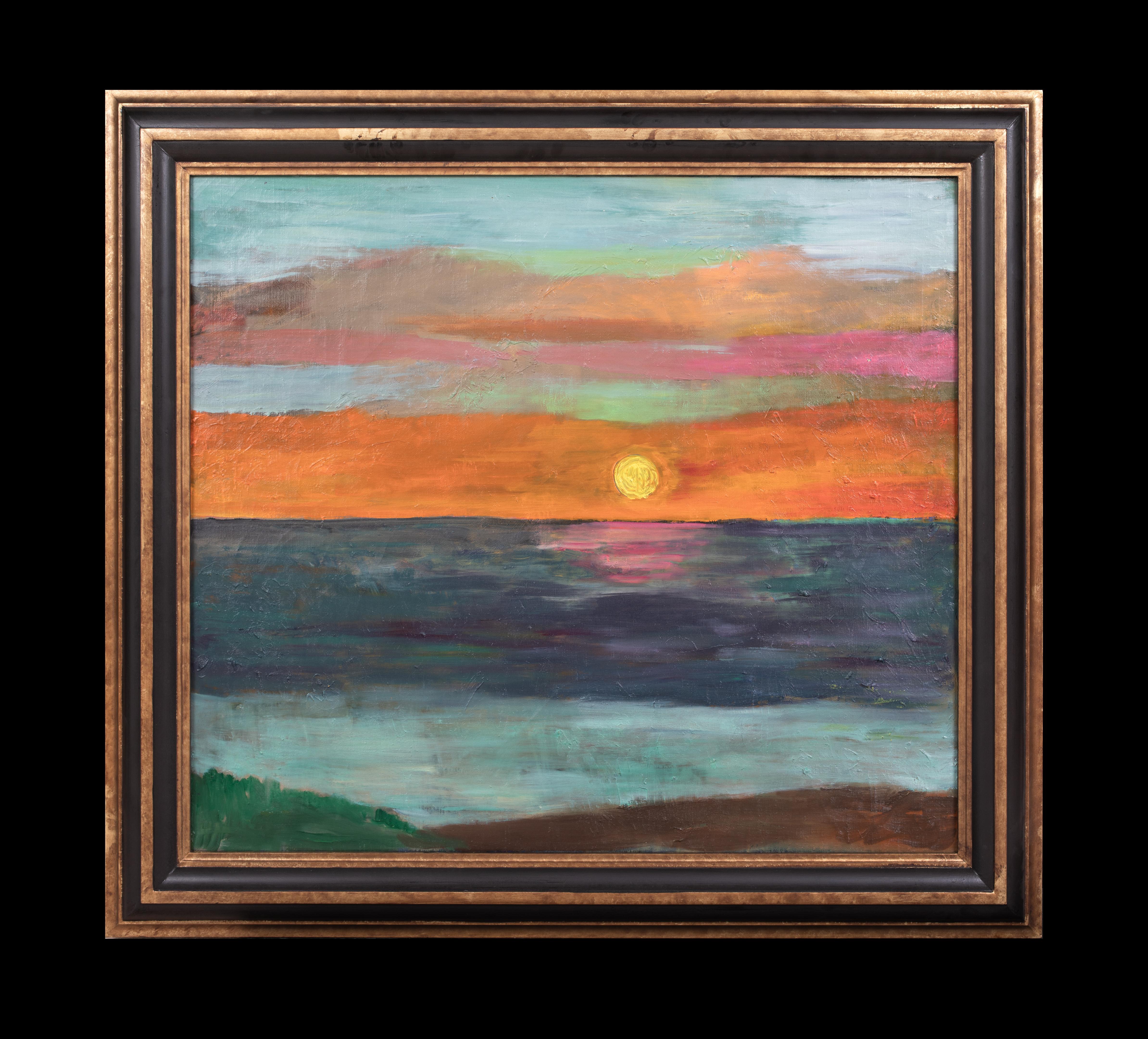 Paisaje marino al atardecer, principios del siglo XX  Escuela de EDVARD MUNCH (1863-1944) - Painting de Unknown