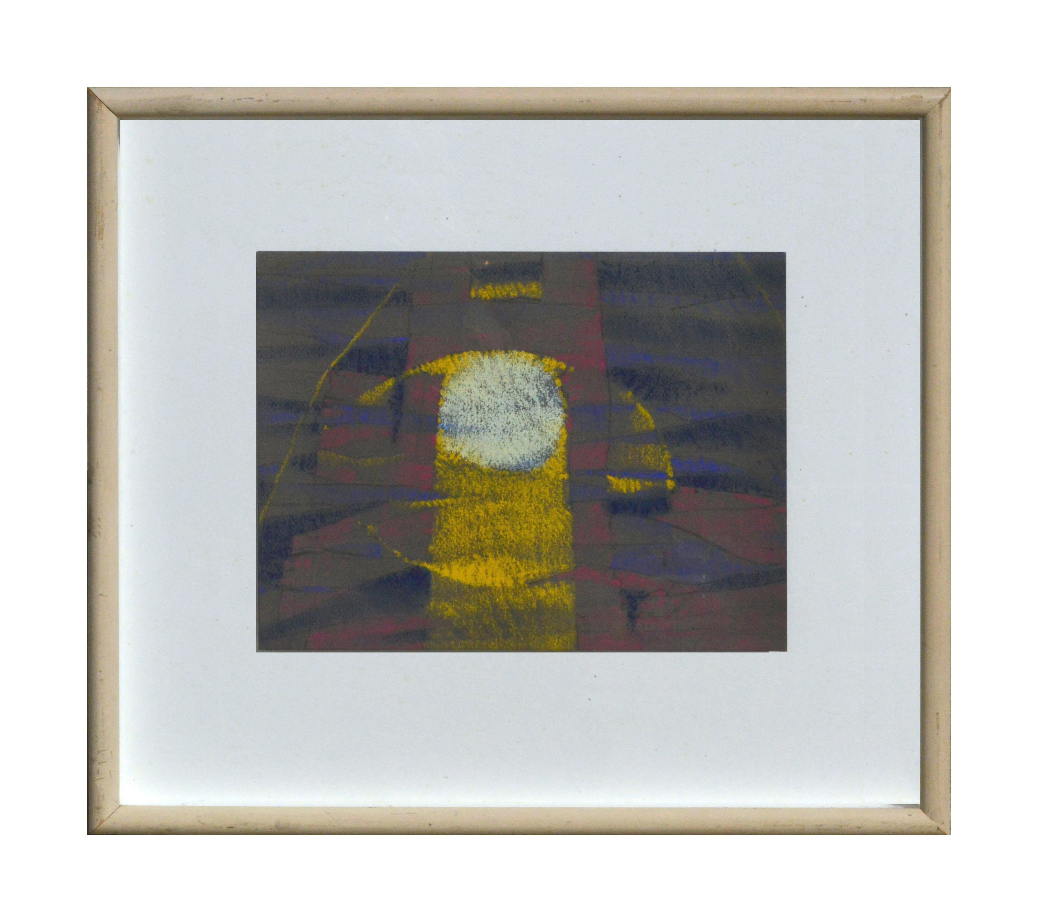 Abstract Painting di Unknown - Tramonto attraverso il Golden Gate Astratto