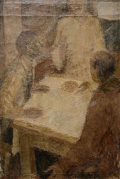 Supper at Emmaus, signed and dated 1943 – Roman School (?) Twentieth Century.