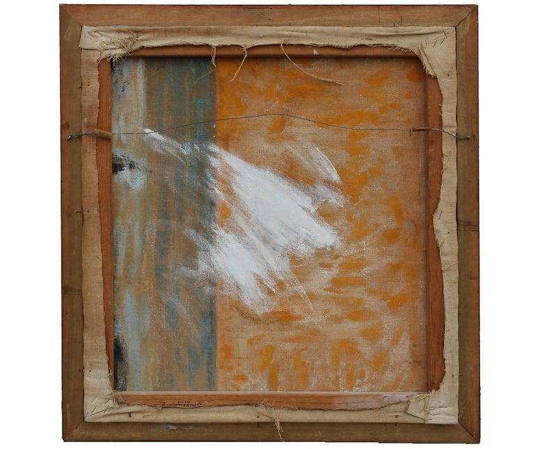 Unknown - Surrealist Interior Window Scene with Bird Signed Mantooth ...
