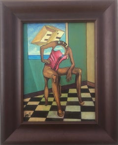 Surrealistische Szene Öl auf Leinwand Gemälde Surrealismus