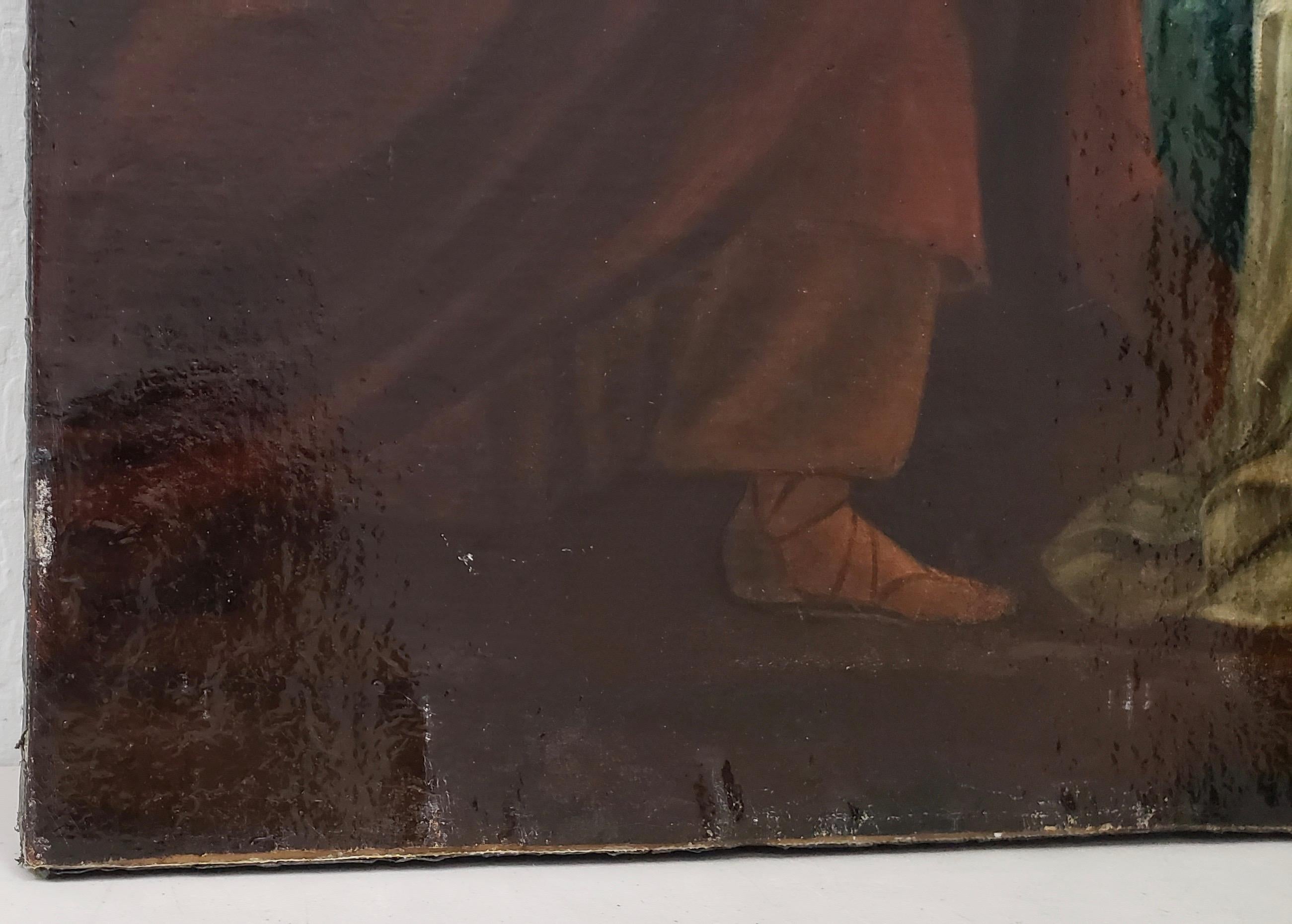 Mitte des 19. Jahrhunderts „Susanna und die Älteren“ nach dem Alten Meister von Martinelli  (Alte Meister), Painting, von Unknown