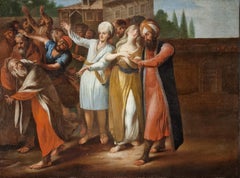 Susanna and the Elders & Marriage of the Virgin. French pair, 18th Century.