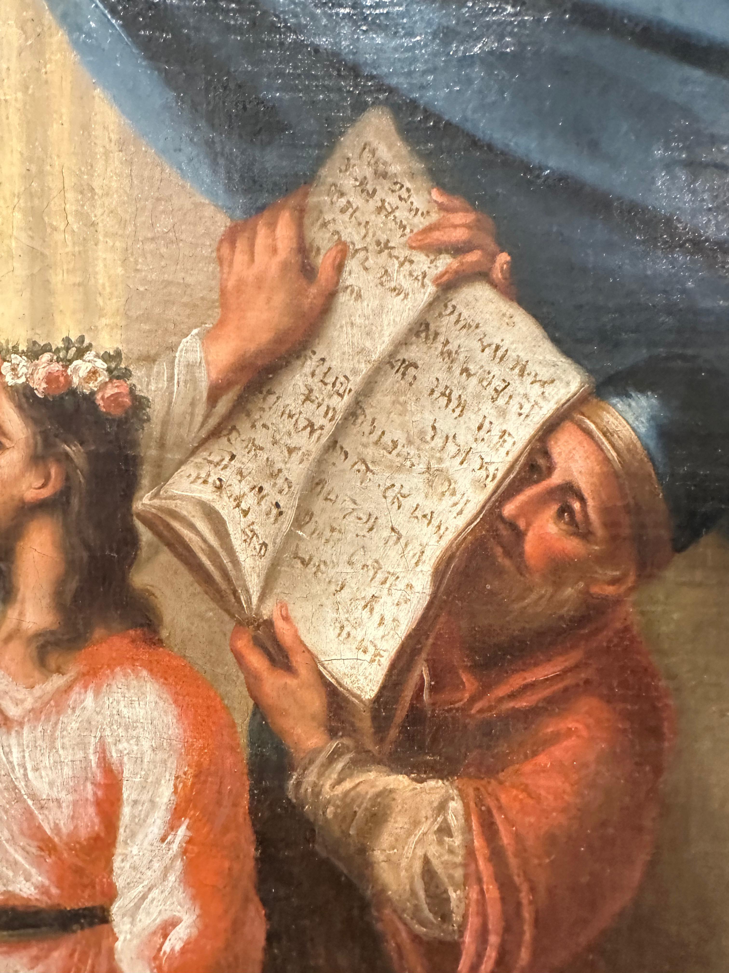 Susanna and the Elders & Marriage of the Virgin. French pair, 18th Century. For Sale 1