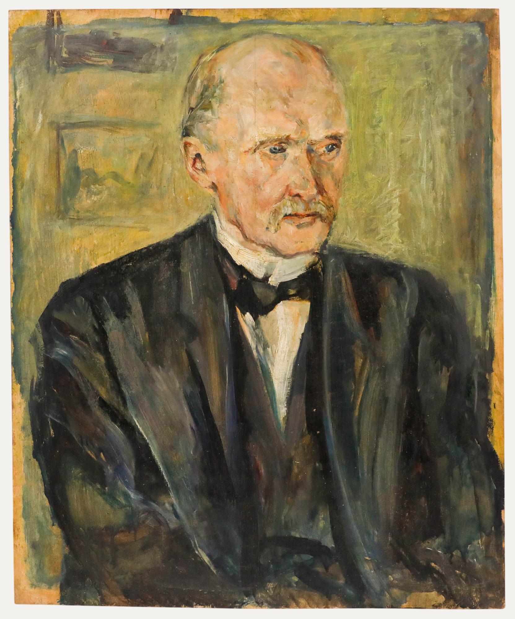 Portrait Painting Unknown - Susi Carpenter (née en 1883) - Début du 20e siècle Huile, porteur de costume