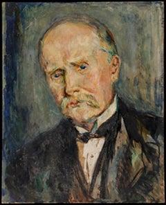 Susi Zimmermann (geb. 1883) - Mitte 20. Jahrhundert Öl, Porträt eines Gentleman