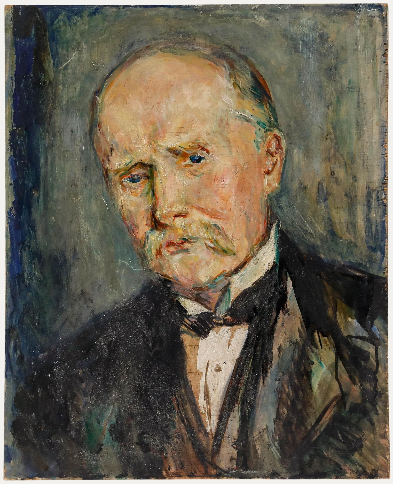 Susi Zimmermann (b.1883) - Mid 20th Century Oil, Portrait of a Gentleman