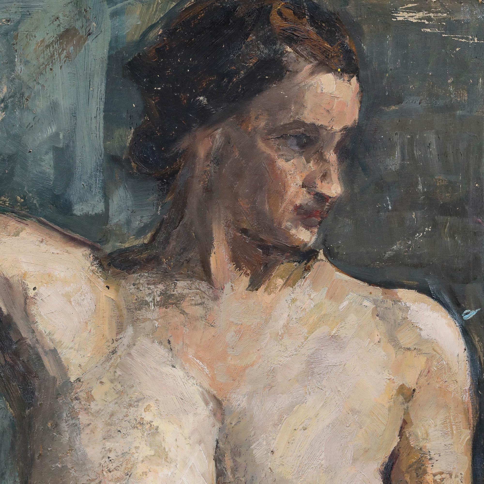 Susi Zimmermann - Early 20th Century Oil, Nude For Sale 1