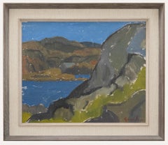 Svan Grandin (1906-1982) - Swedish School Mid 20th Century Oil, Fjord in Summer