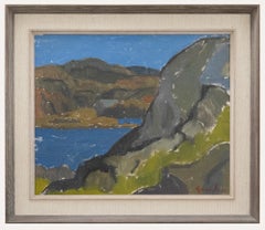 Svan Grandin (1906-1982) - Schwedische Schule Mitte des 20. Jahrhunderts Öl, Fjord im Sommer