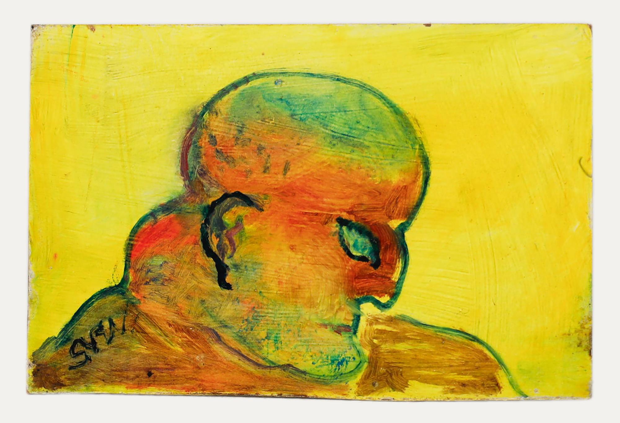 Sven Berlin (1911-1999)  - 20. Jahrhundert Öl, Smaragdauge – Painting von Unknown