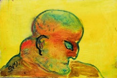Sven Berlin (1911-1999)  - 20th Century Oil, Emerald Eye