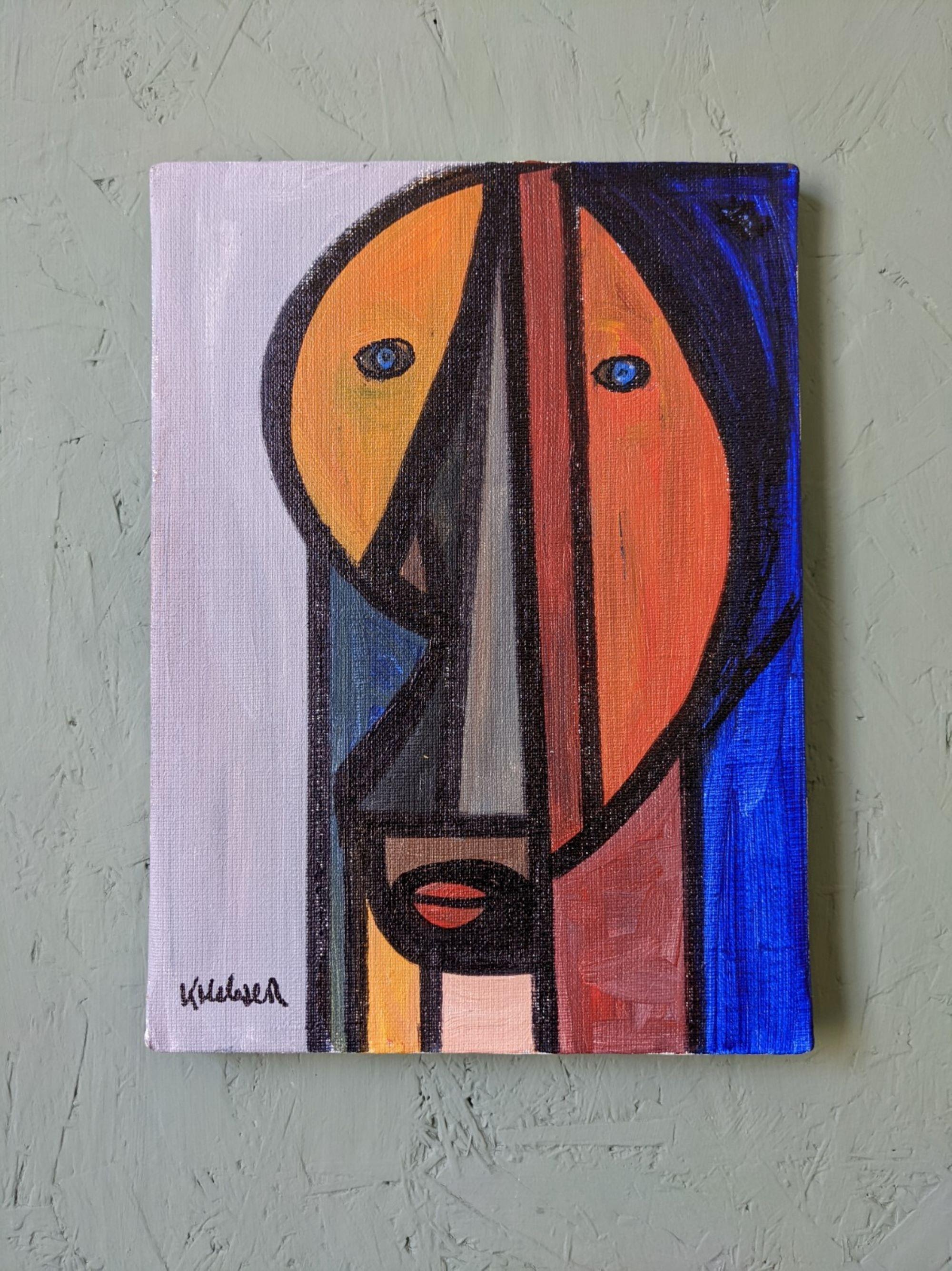 Swedish Abstract Figurative Oil Painting 2013 - Friday Evening For Sale 3