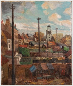 Sydney Joseph Iredale (1896-1967) - Early 20th Century Oil, Back Gardens