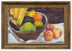 Sylvie - Framed Contemporary Oil, Ripe for Eating