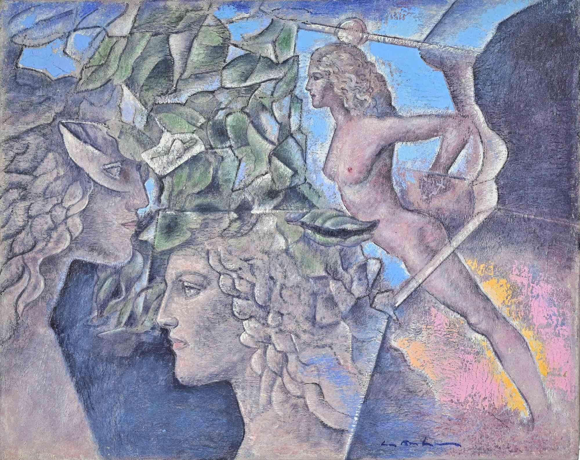 Symbiosis Between the Leaves - Oil Paint - 2000s
