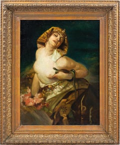 Symbolist French painter - 19th century figure painting - Cleopatra