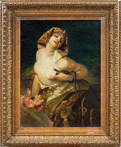 Peintre symboliste français - peinture de figures du XIXe siècle - Cléopâtre