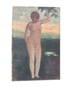 Symbolist Painting. “water Nymph”. Around 1890